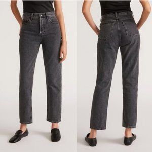 Everlane Women's Straight Leg Jeans - Dark Gray